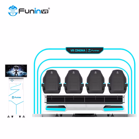 Simulador vr para cinema de realidade virtual 9d com 4 lugares para jogos