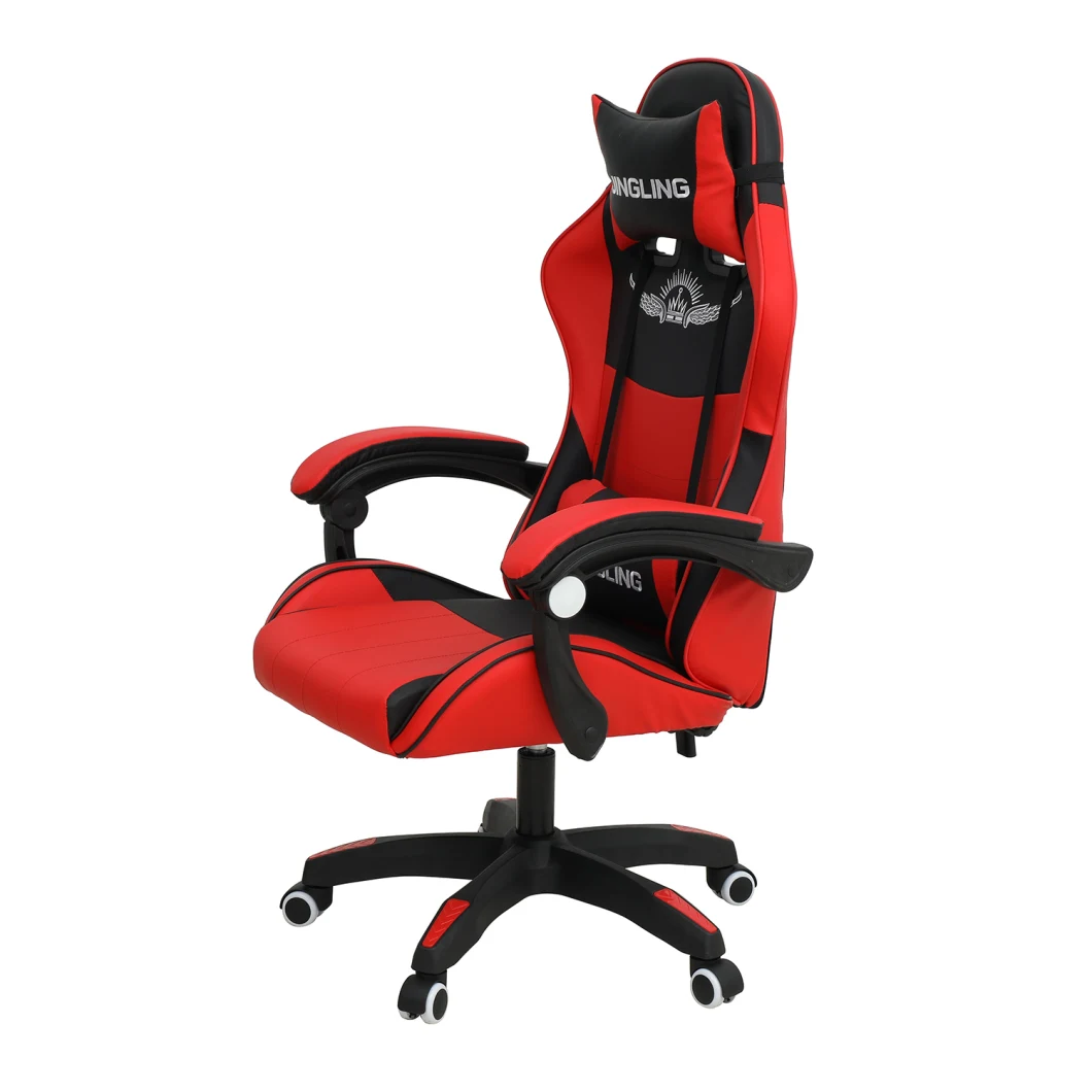 Gaming Chair in PU Leather Red