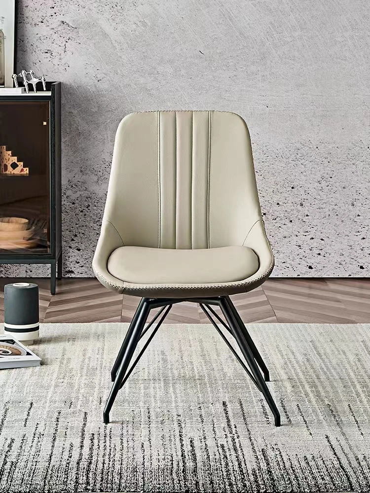 New Design Modern Furniture PU Leather Swivel Grey Dining Chair Gaming Chairs