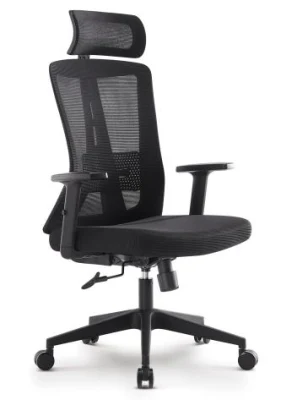 Cadeira para jogos de computador para escritório doméstico ergonômica executiva em tecido com malha e rede com suporte para as costas